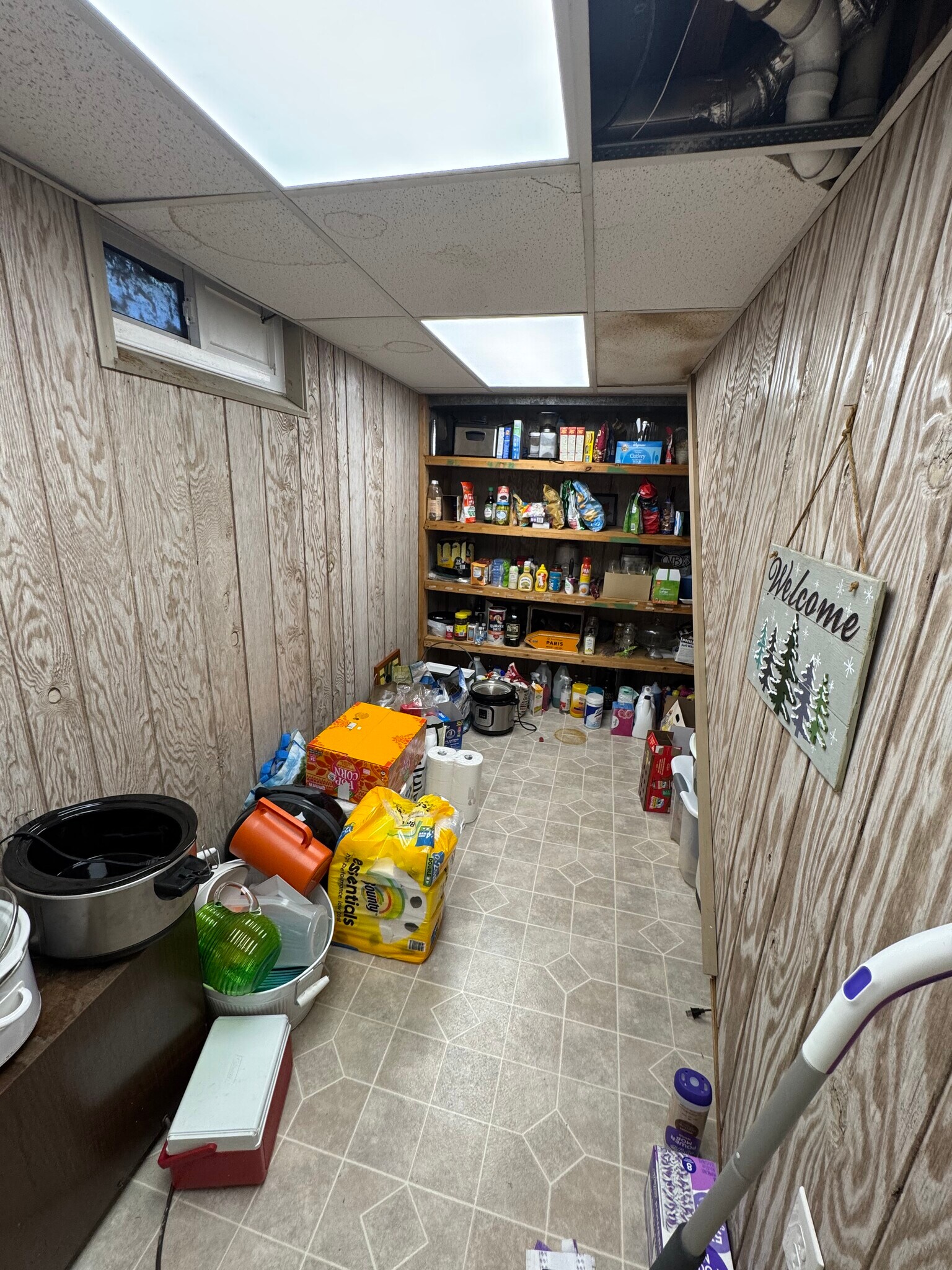 food pantry in basement / wine storage - 130 Chews Landing Rd