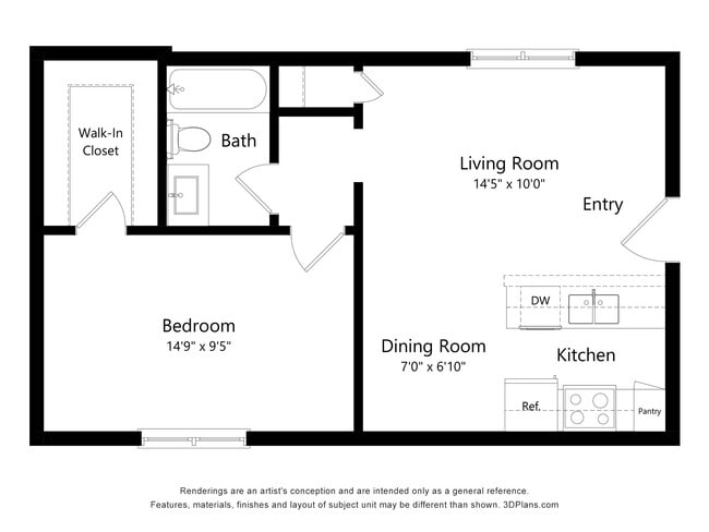 Floorplan - Miller Square & Spanish Trails