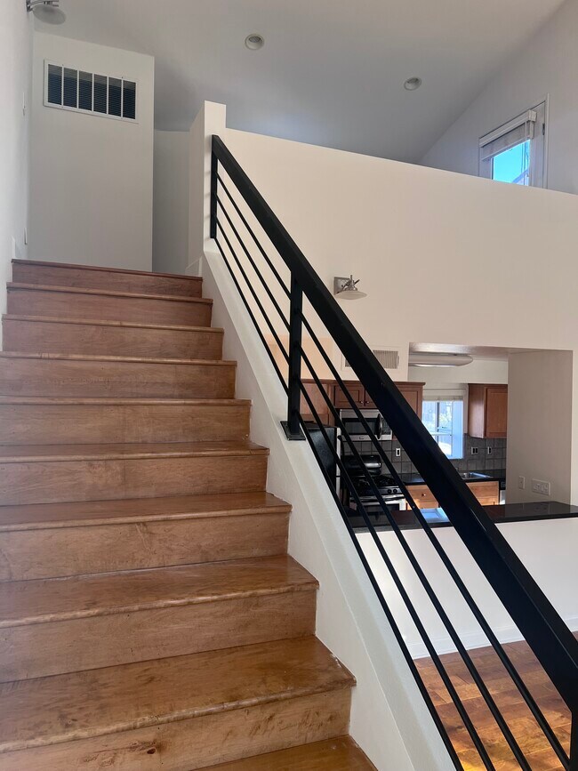 stairs to the loft - 14907 Moorpark St