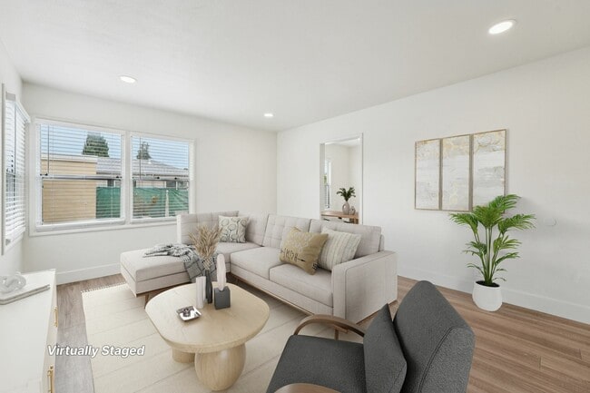 Staged Livingroom - Hesperian Townhomes