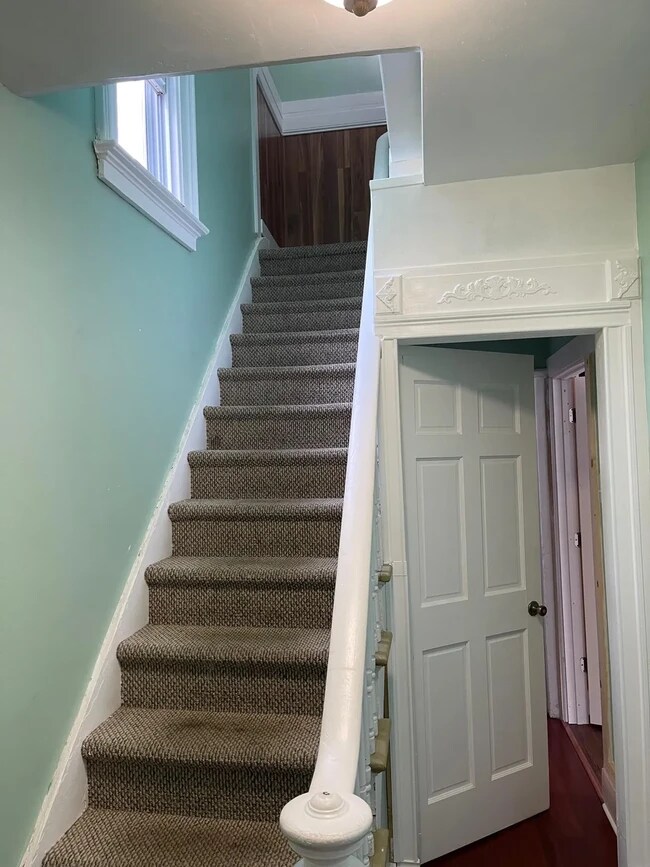 Stairs to Apartment - 105 Newhall St