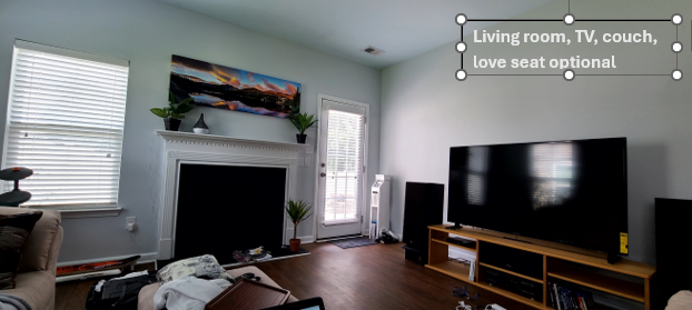 Living room - 3659 White Wing Cir