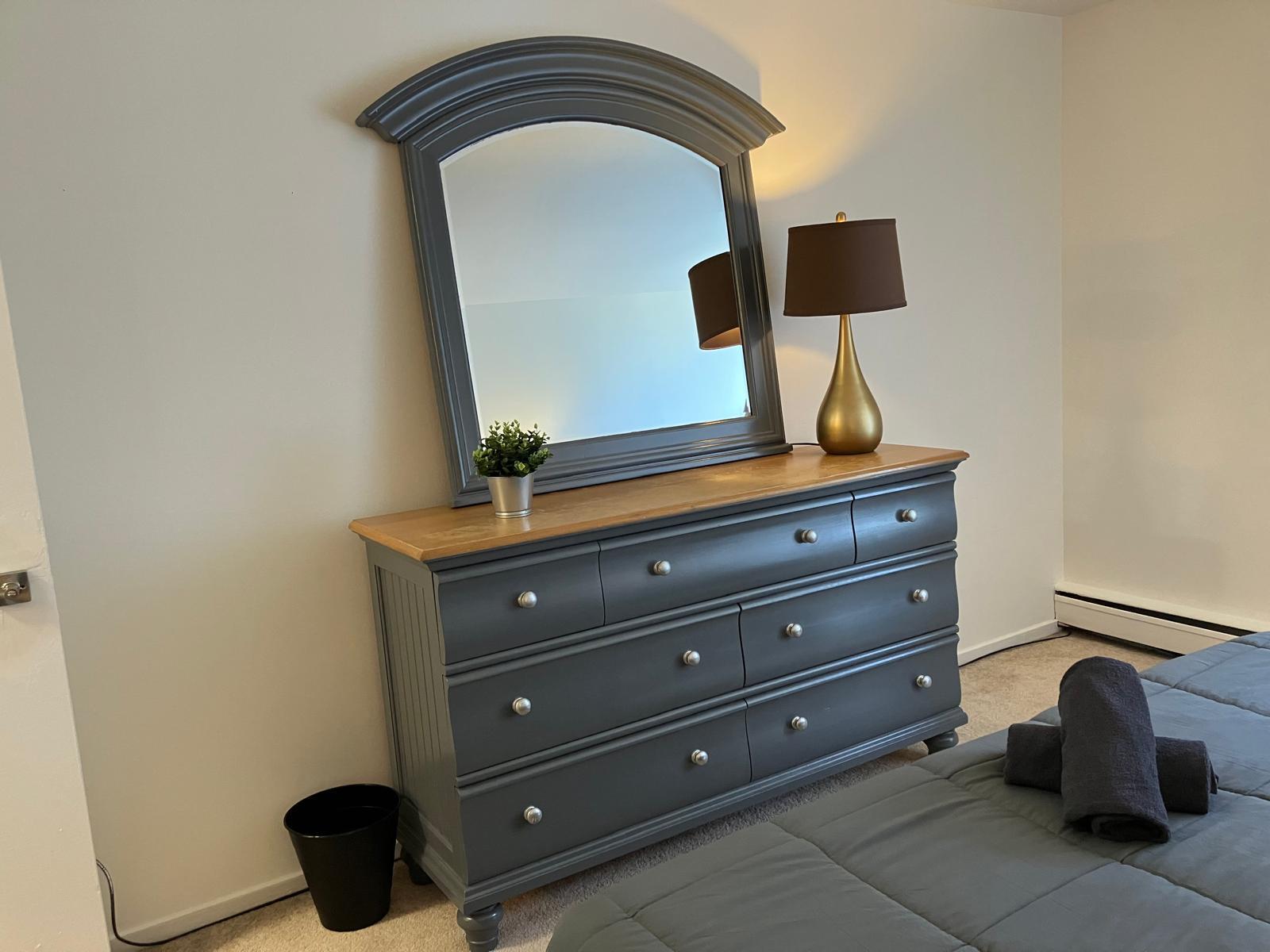 Dresser for storage in master bedroom - 8200 E Jefferson Ave