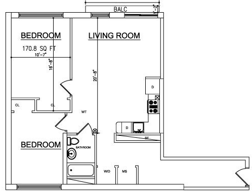 2BR/1BA - Ocean Blue