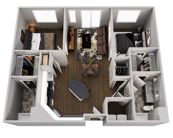 Floorplan - Adams Edge Apartments