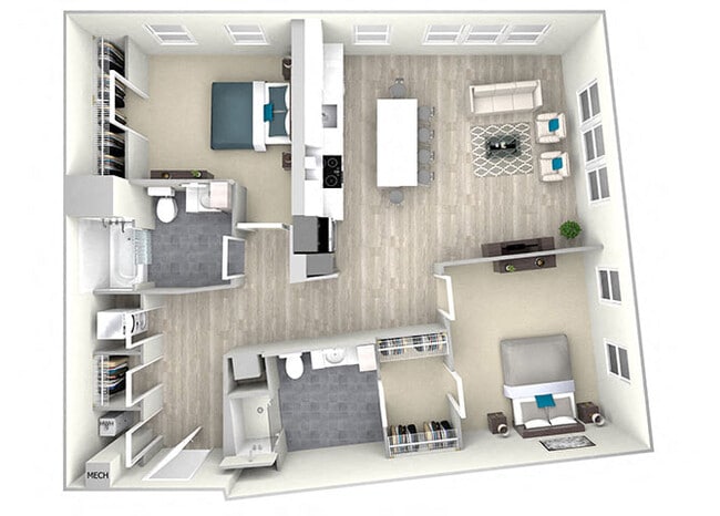 Floorplan - Nightingale Apartments