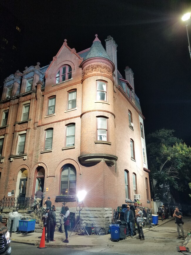 Ext Lit up for 21 Bridges Filming! - 2013 Locust St