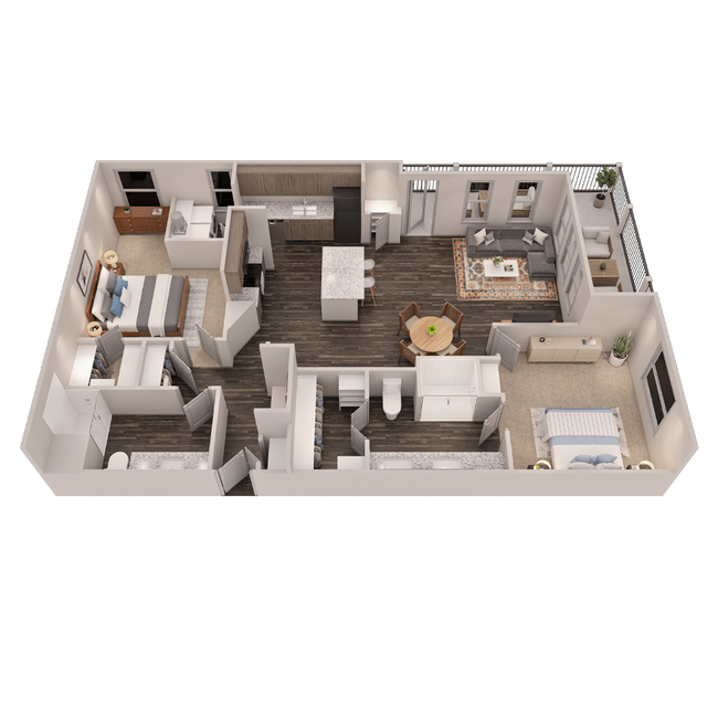 Floorplan - Gray Branch Apartments