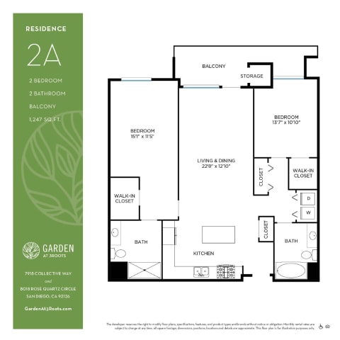 Floorplan - Garden at 3Roots