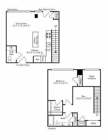 Floorplan - 1110 Key Federal Hill