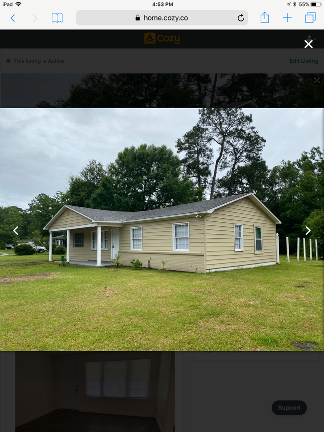 Cozy home centrally located: 3 bedrooms 1 bath 1150.00 per month - 2603 Farnell Dr