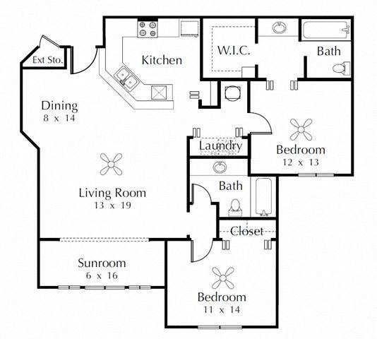 Floorplan - Osprey Links at Hunter's Creek