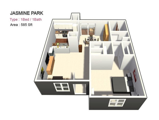 One Bed / One Bath - Jasmine Park