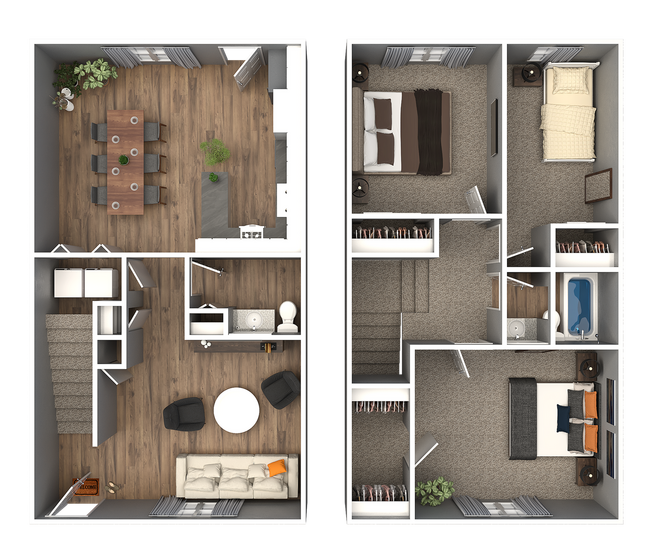 3 Bedroom 1.5 Bathroom Floorplan - Windsor Village