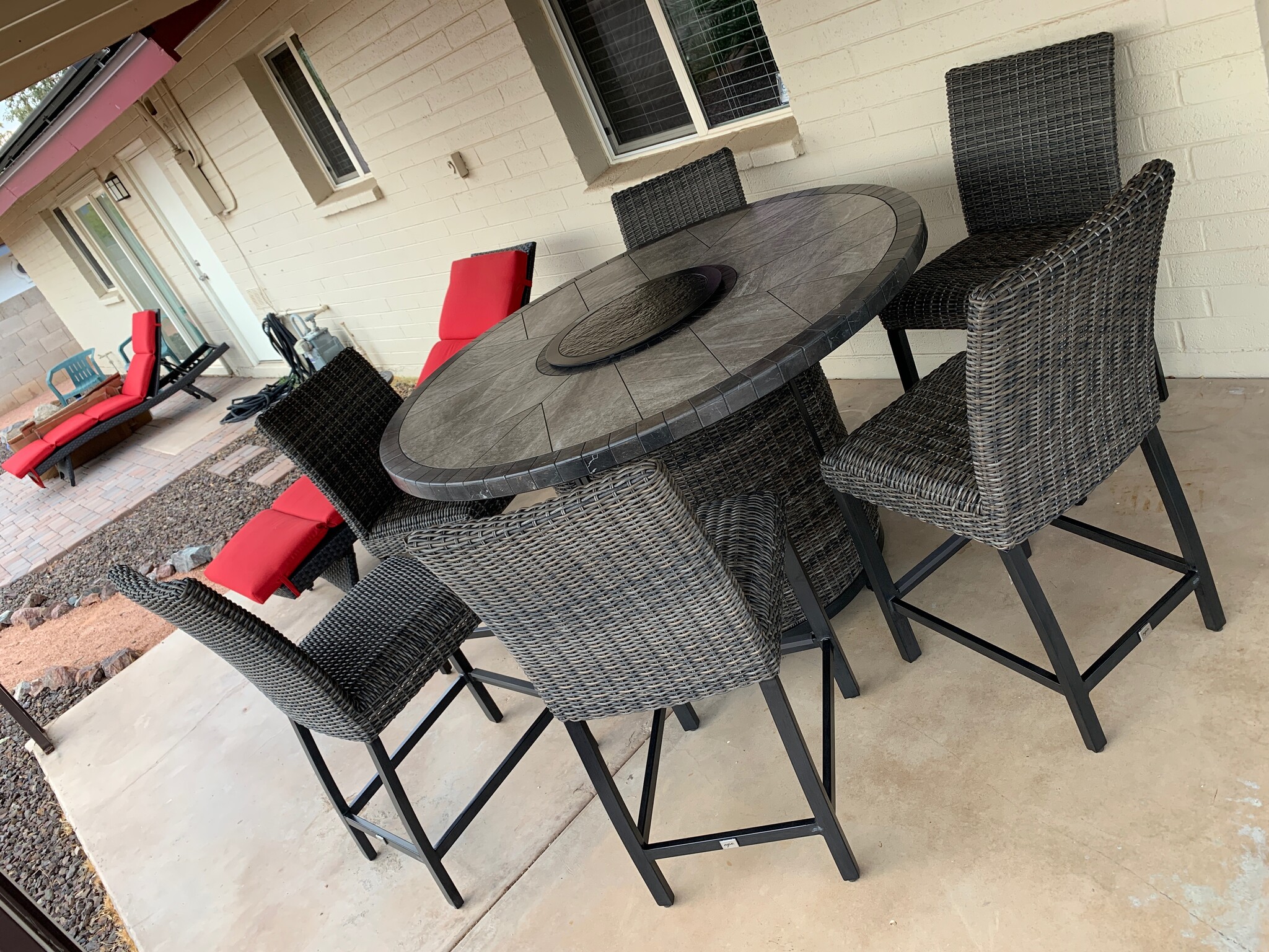 Patio and pool furniture - 1207 E Loyola Dr