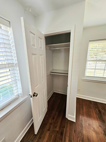 Spacious closet in bedroom 2 - 4530 Bible Church Rd
