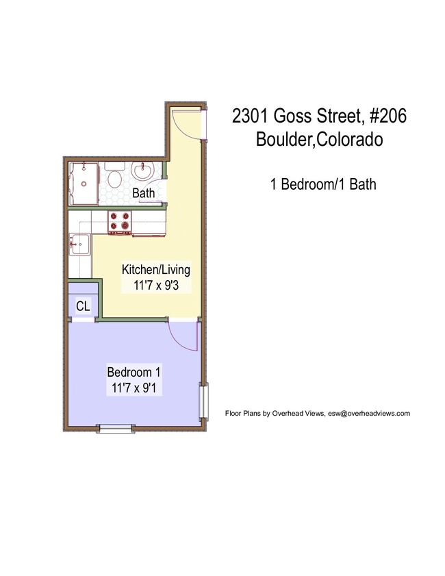 Floorplan - 2301 Goss St