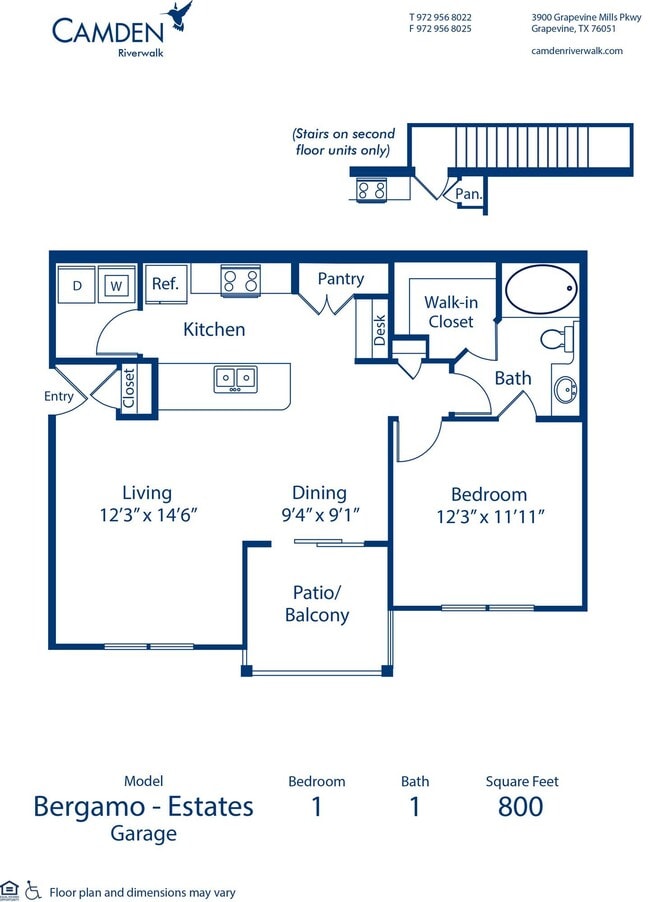 Floorplan - Camden Riverwalk