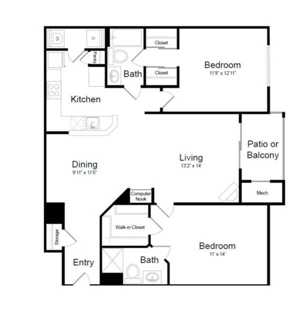 Floorplan - Elme Dulles