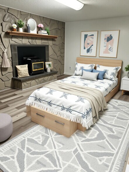 2nd Bedroom w/ AI furniture - 4995 S Inca Dr