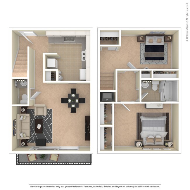 Floorplan - Buckingham Place Apartments