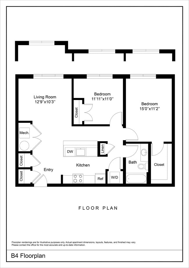 Floorplan - Bracken Square