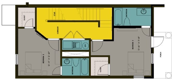 Townhome 2nd Floor - Old Row at Cloverdale