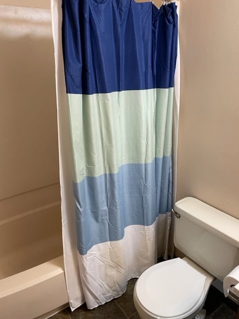 Upstairs Bath (Shower Curtain Removed) - 881 Boca Raton Dr