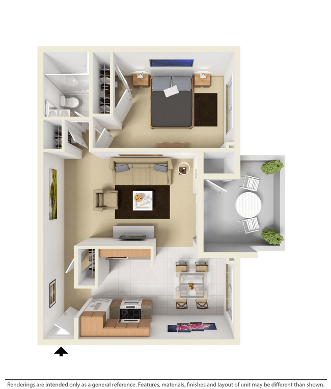 Floorplan - West Wood Oaks Apartments