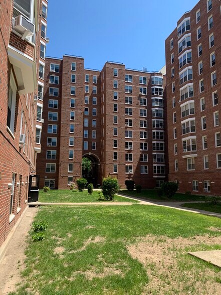 View from courtyard outside laundry room - 160 72nd St