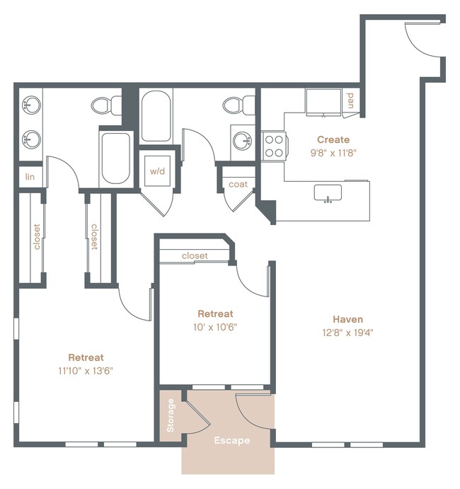 Floorplan - Alexan Downtown Danville