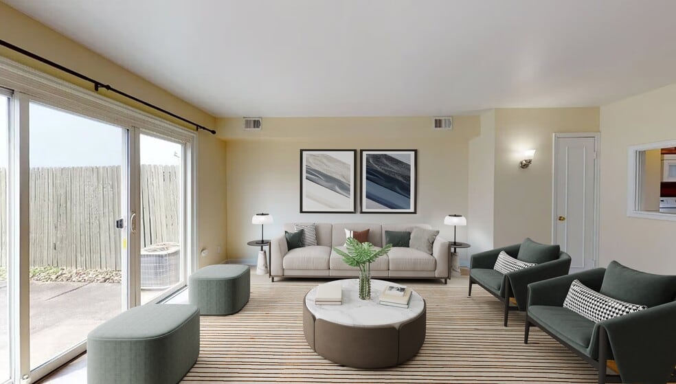 Living Area - Carriage Hill Townhomes