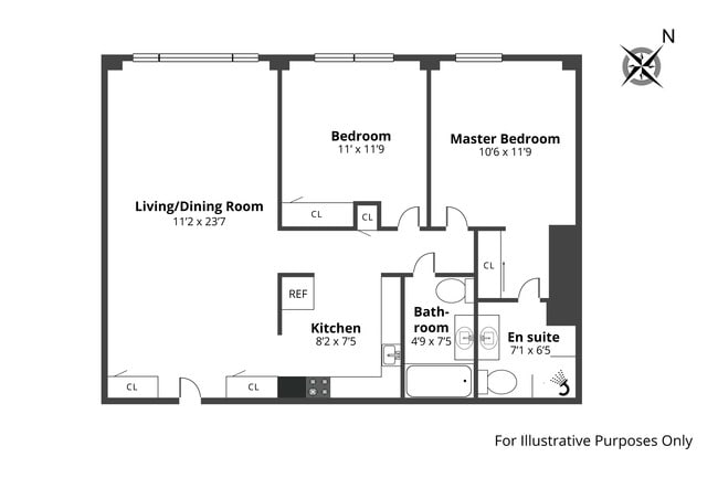Floorplan - Rosa Parks Condominium