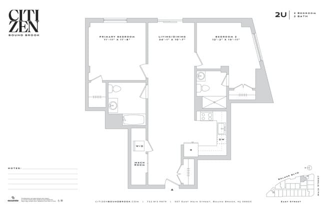Floorplan - Citizen Bound Brook