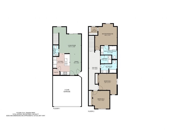 Floorplan - The Crossing Townhomes