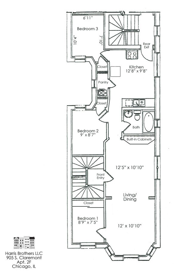 Floorplan - 905 S Claremont