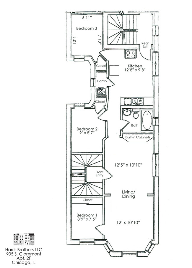 Floorplan - Harris Point Chicago