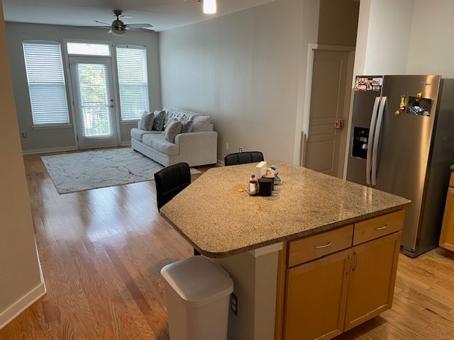 Kitchen into LR - 3000 Vanderbilt Pl