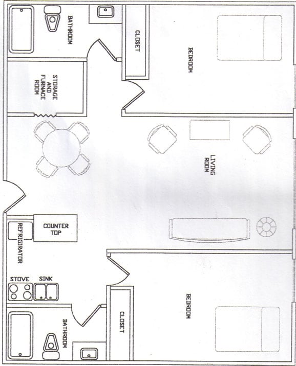 Floorplan - Parkhill Apartments