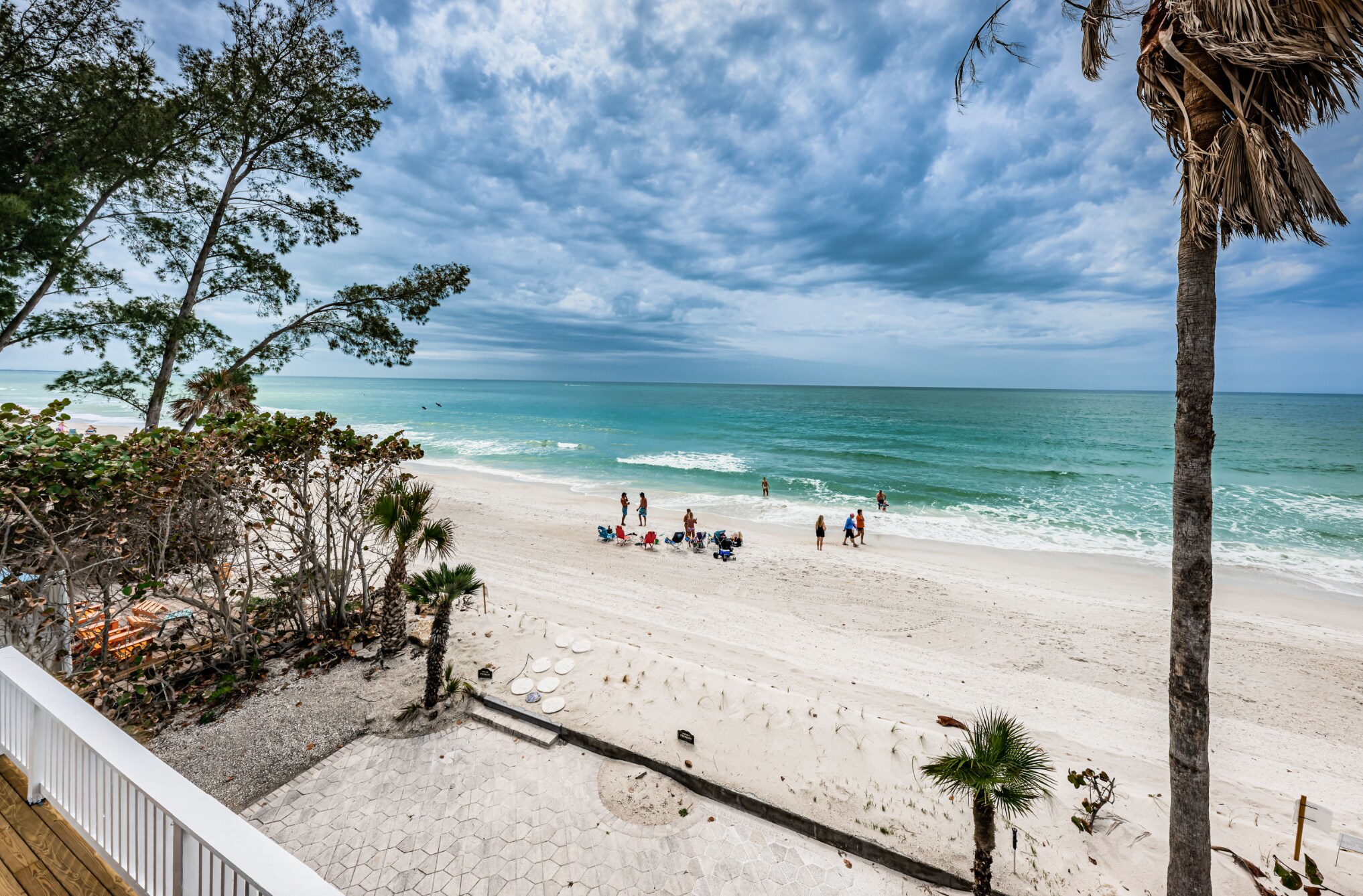 Left View from Master Balcony - 8432 W Gulf Blvd