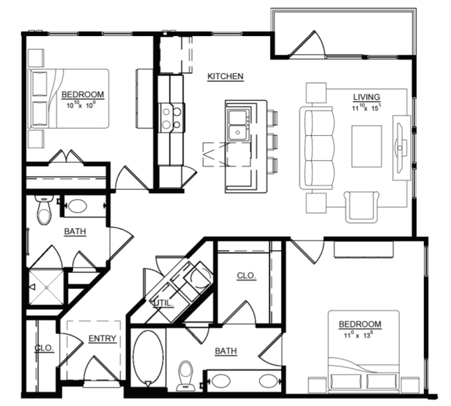 Floorplan - Magnolia at Mistletoe Heights