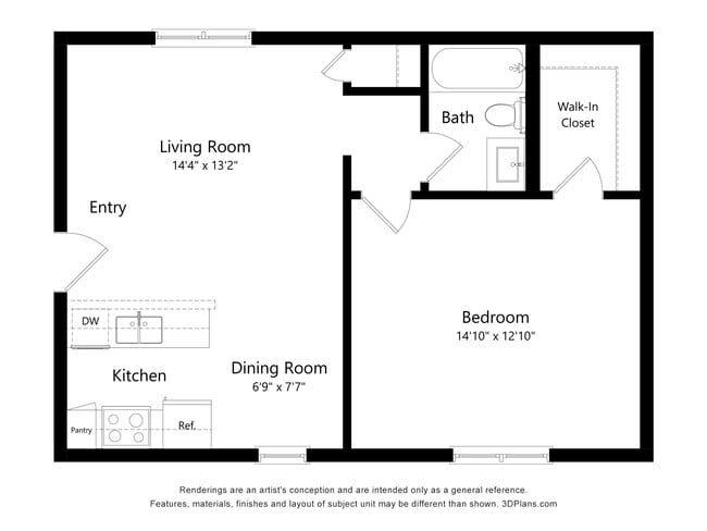 Floorplan - Miller Square & Spanish Trails