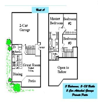 Floorplan - The Springs Townhomes