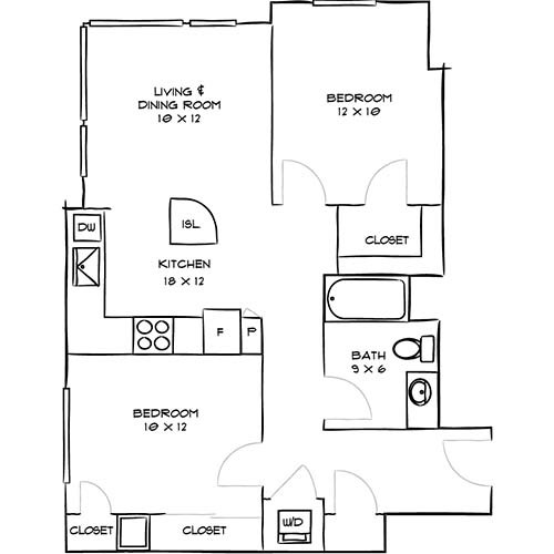 Floorplan - Indigo Apartments