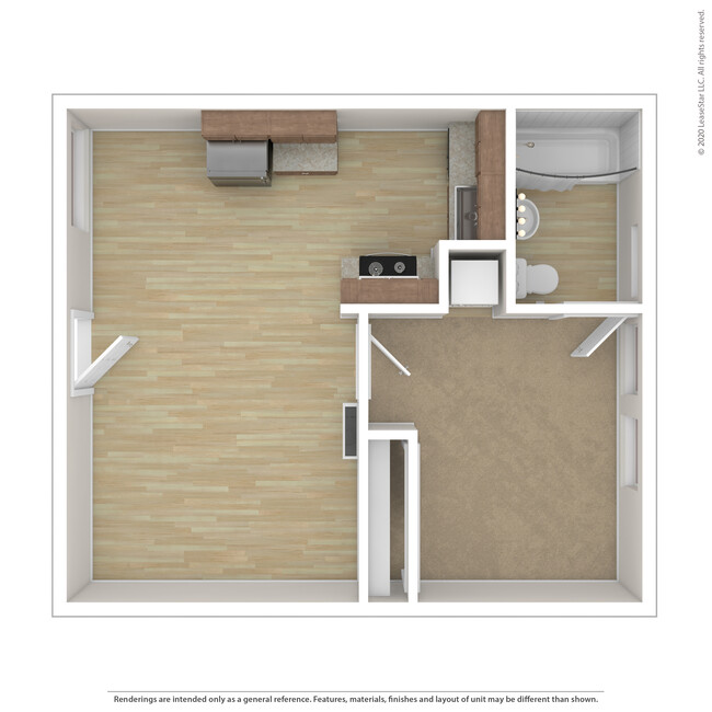 Floorplan - The Parc at 1300