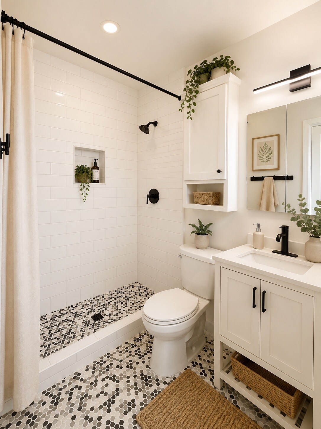 Bathroom-Virtually Staged - 701 9th St