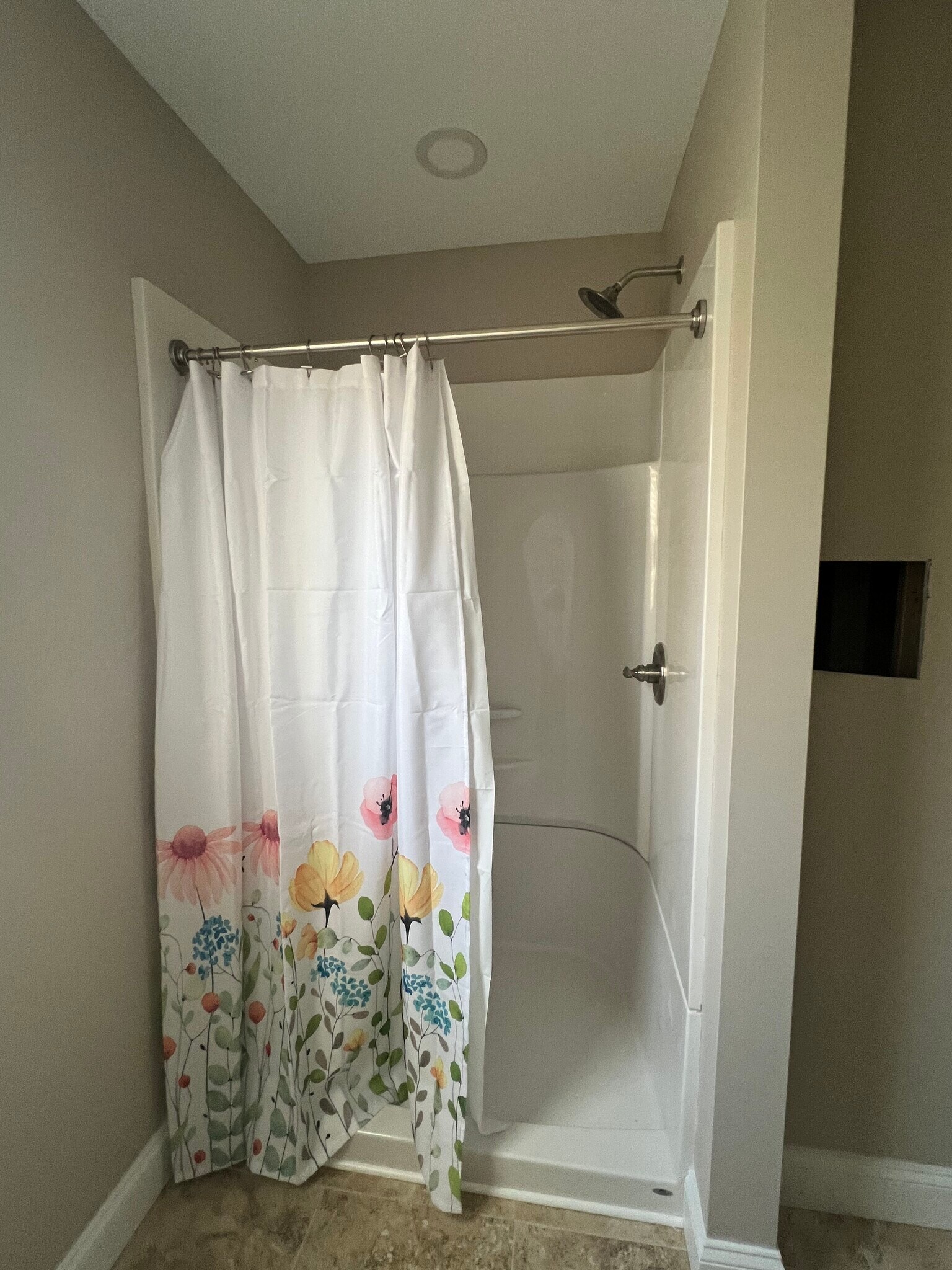 New shower w/new shower curtain and liner - 408 John St