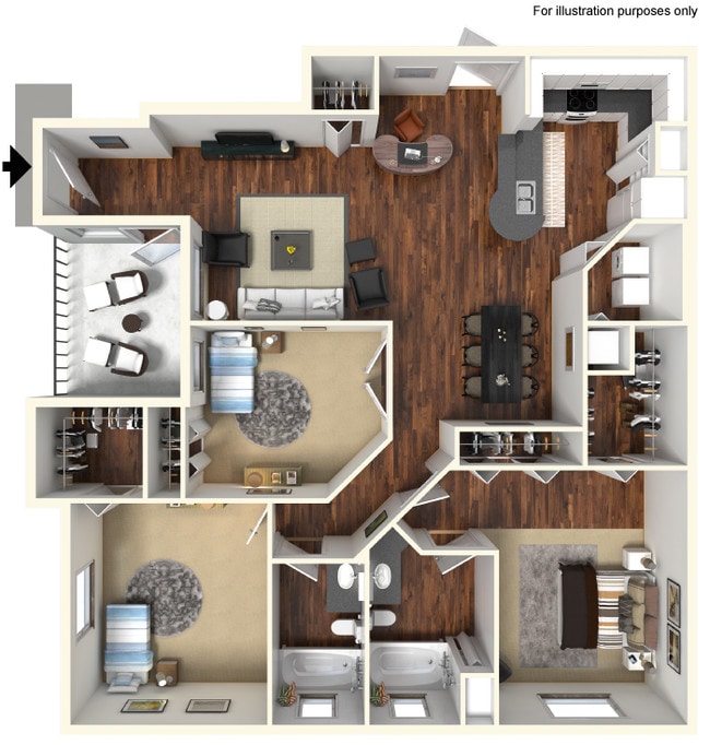Floorplan - Rivertree Apartments