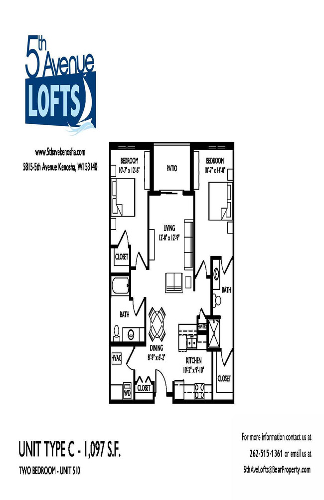 Floorplan - 5th Avenue Lofts