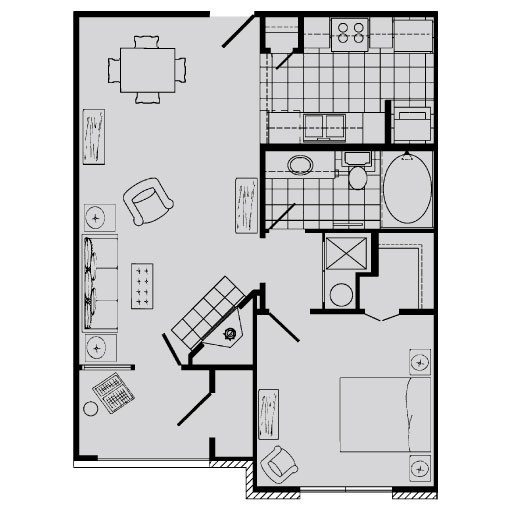 Floorplan - Rockledge Oaks Apartments